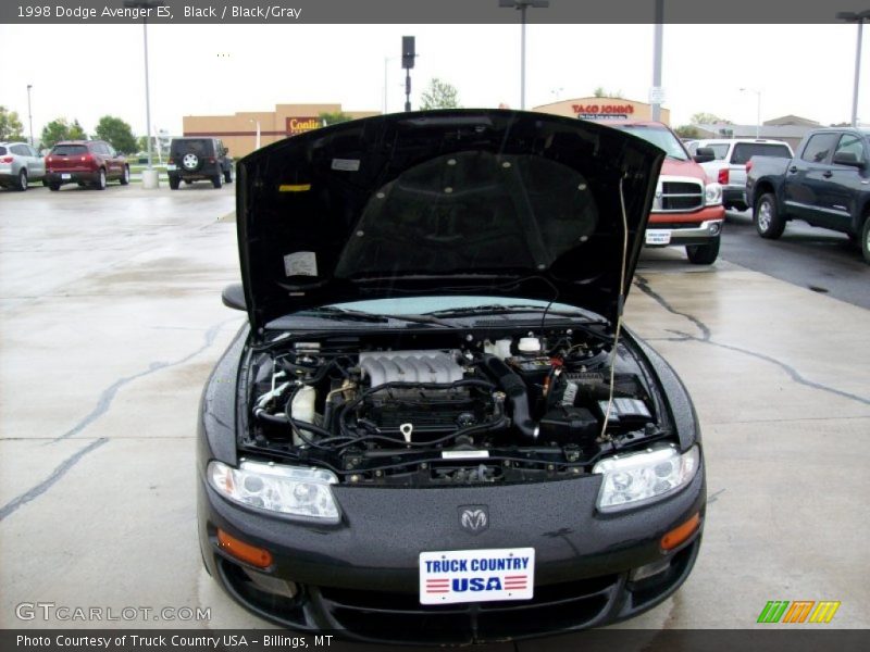 Black / Black/Gray 1998 Dodge Avenger ES