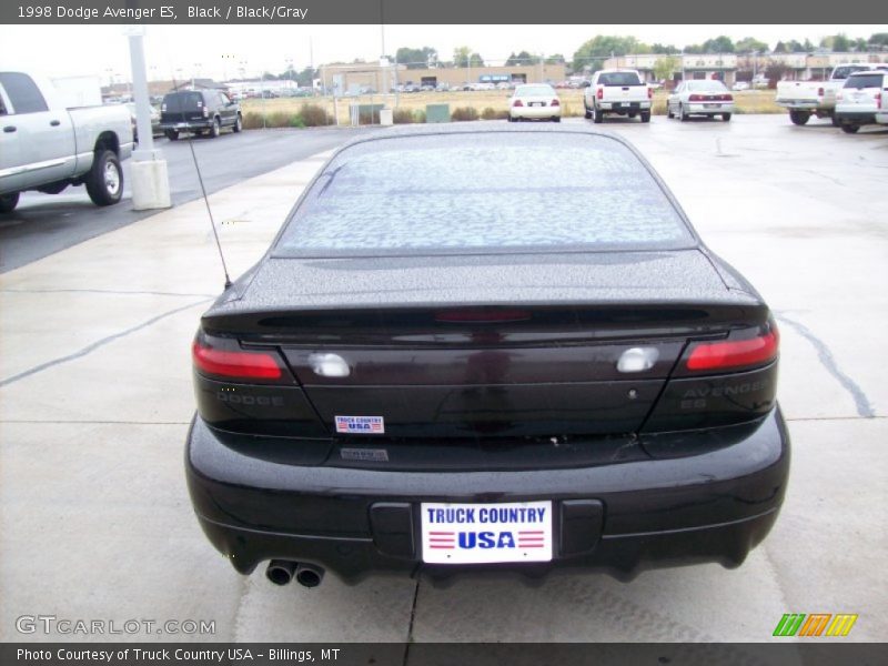 Black / Black/Gray 1998 Dodge Avenger ES