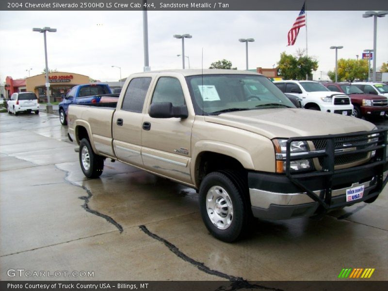 Sandstone Metallic / Tan 2004 Chevrolet Silverado 2500HD LS Crew Cab 4x4