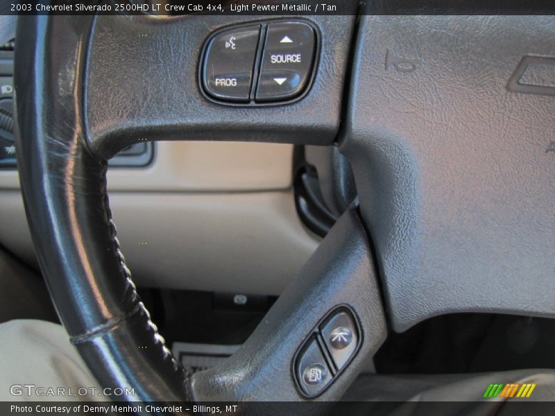 Light Pewter Metallic / Tan 2003 Chevrolet Silverado 2500HD LT Crew Cab 4x4