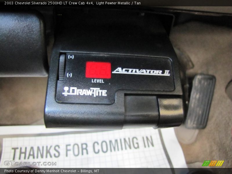 Light Pewter Metallic / Tan 2003 Chevrolet Silverado 2500HD LT Crew Cab 4x4