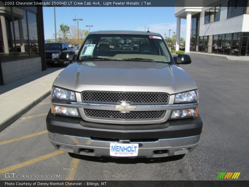 Light Pewter Metallic / Tan 2003 Chevrolet Silverado 2500HD LT Crew Cab 4x4