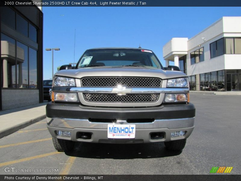 Light Pewter Metallic / Tan 2003 Chevrolet Silverado 2500HD LT Crew Cab 4x4