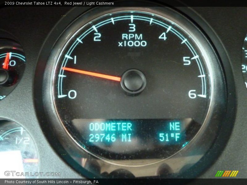 Red Jewel / Light Cashmere 2009 Chevrolet Tahoe LTZ 4x4
