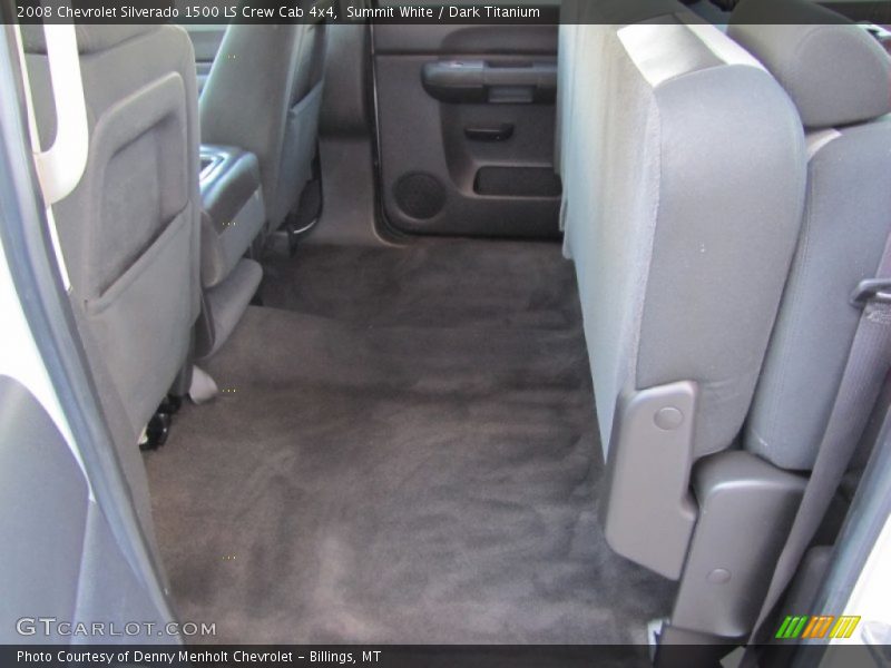 Summit White / Dark Titanium 2008 Chevrolet Silverado 1500 LS Crew Cab 4x4