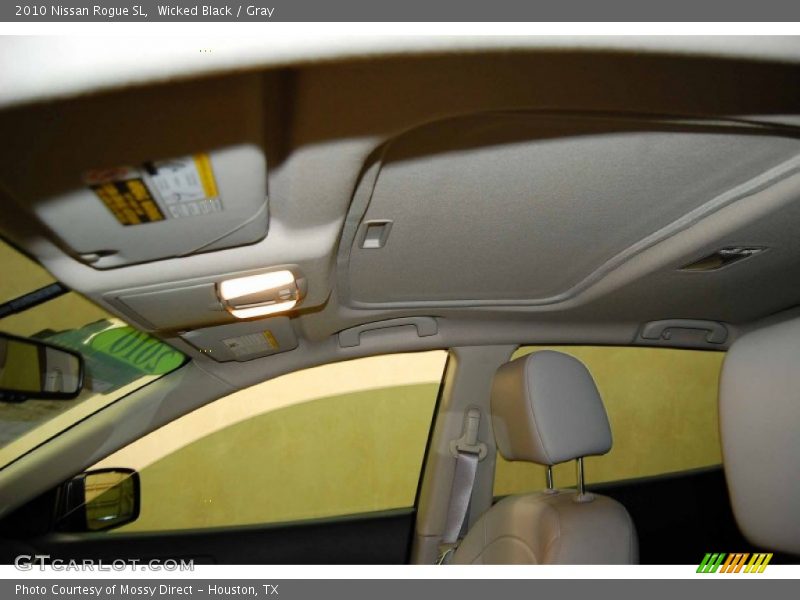 Wicked Black / Gray 2010 Nissan Rogue SL