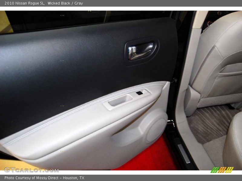 Wicked Black / Gray 2010 Nissan Rogue SL