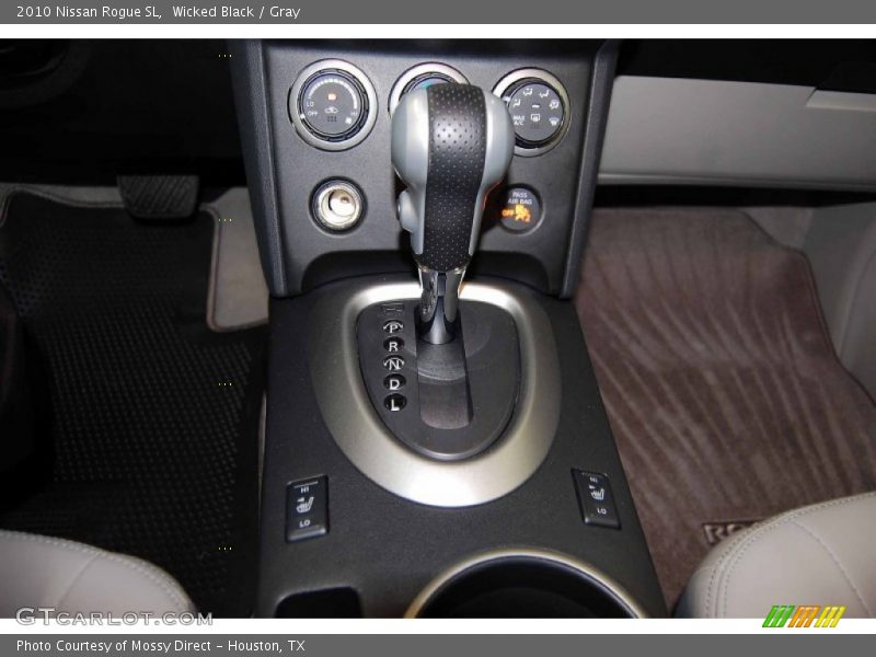 Wicked Black / Gray 2010 Nissan Rogue SL