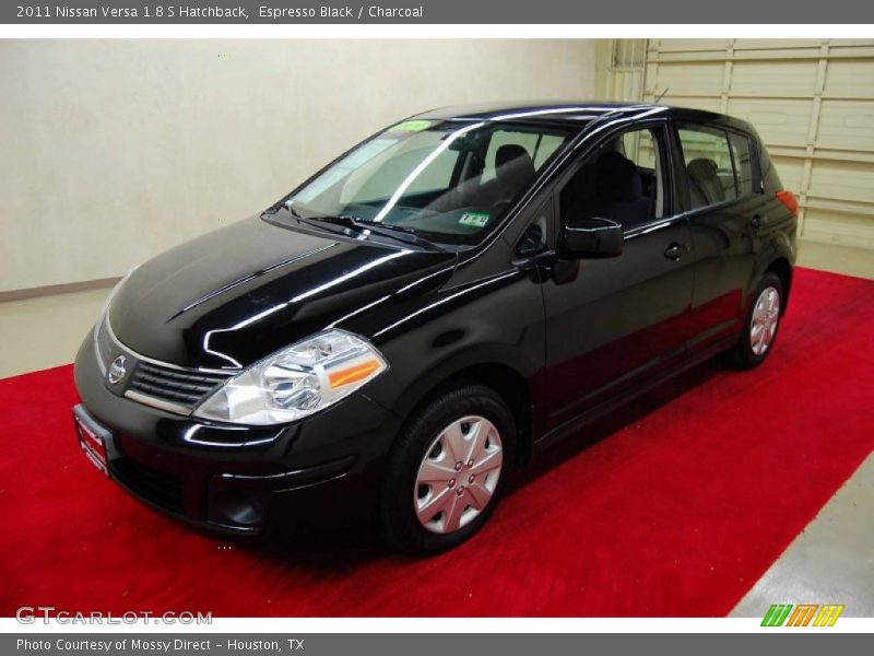 Espresso Black / Charcoal 2011 Nissan Versa 1.8 S Hatchback