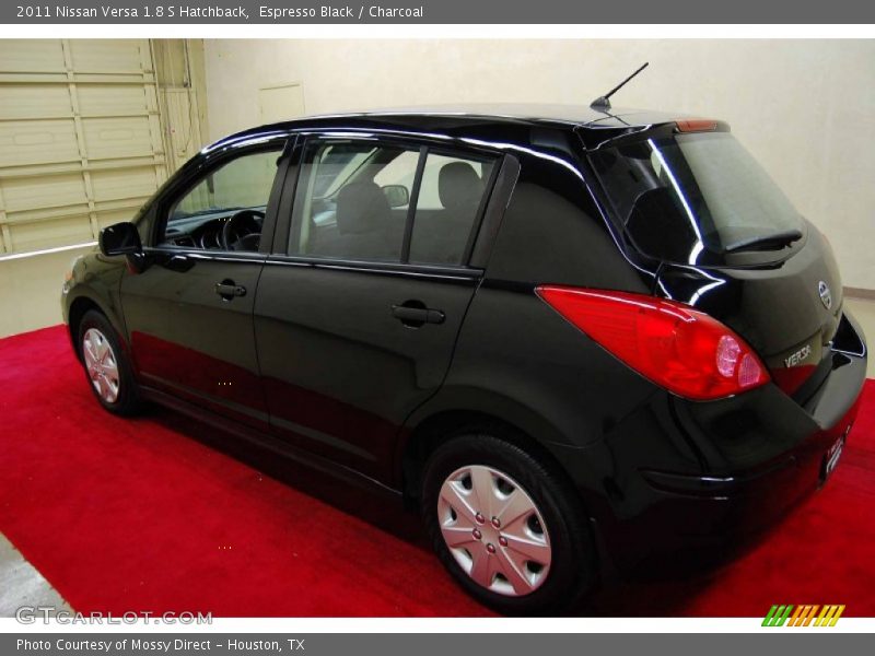 Espresso Black / Charcoal 2011 Nissan Versa 1.8 S Hatchback