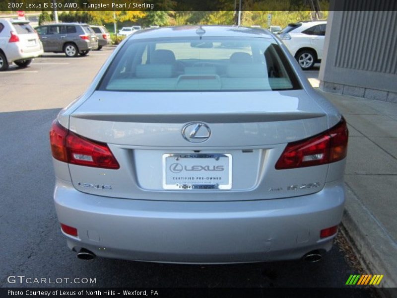 Tungsten Pearl / Sterling 2007 Lexus IS 250 AWD