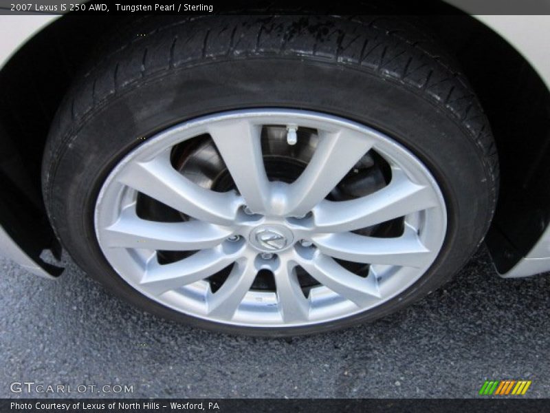 Tungsten Pearl / Sterling 2007 Lexus IS 250 AWD