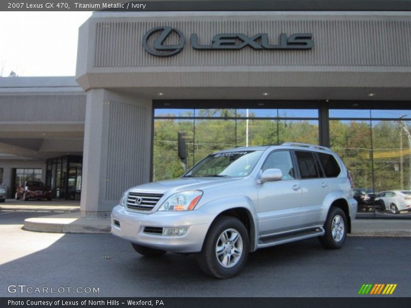 Titanium Metallic / Ivory 2007 Lexus GX 470