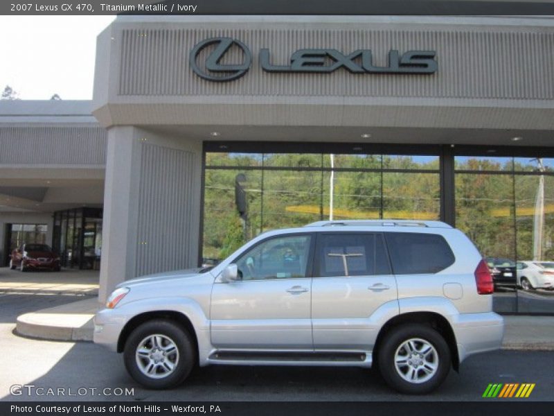 Titanium Metallic / Ivory 2007 Lexus GX 470