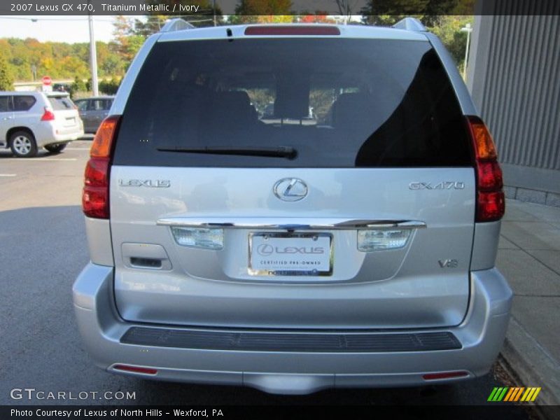 Titanium Metallic / Ivory 2007 Lexus GX 470