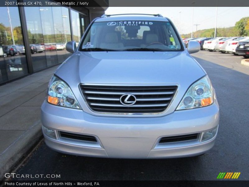 Titanium Metallic / Ivory 2007 Lexus GX 470