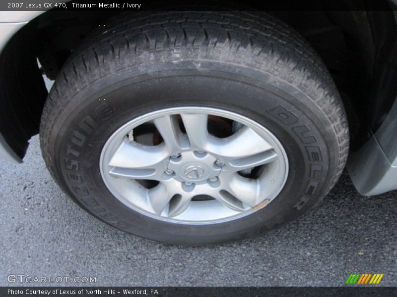 Titanium Metallic / Ivory 2007 Lexus GX 470
