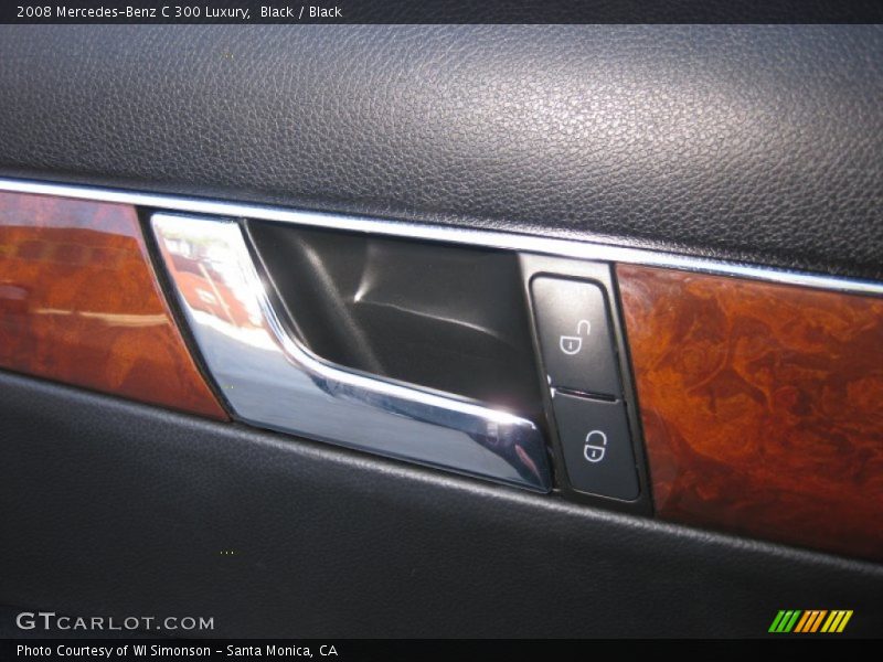 Black / Black 2008 Mercedes-Benz C 300 Luxury