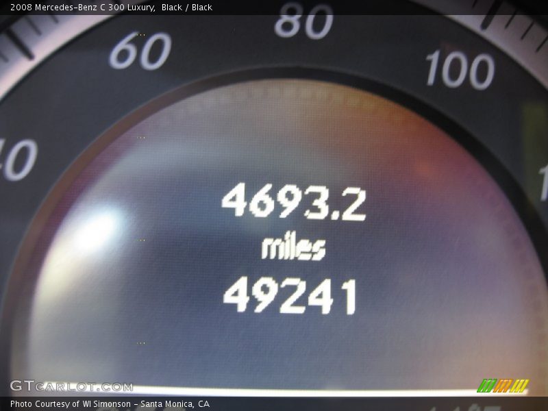 Black / Black 2008 Mercedes-Benz C 300 Luxury