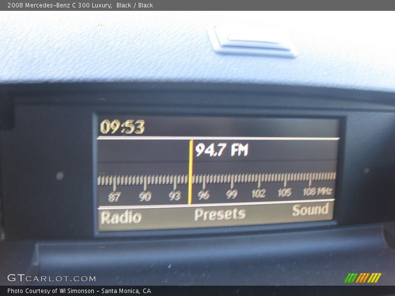 Black / Black 2008 Mercedes-Benz C 300 Luxury