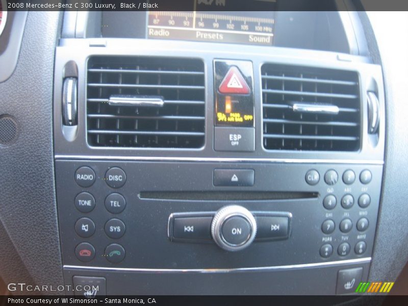 Black / Black 2008 Mercedes-Benz C 300 Luxury