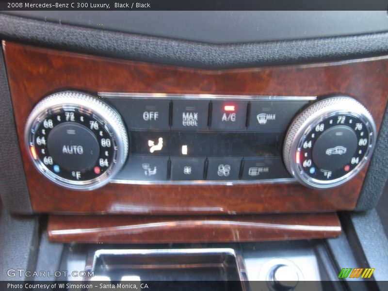 Black / Black 2008 Mercedes-Benz C 300 Luxury