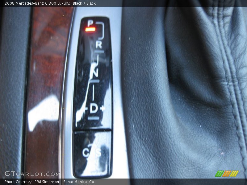 Black / Black 2008 Mercedes-Benz C 300 Luxury