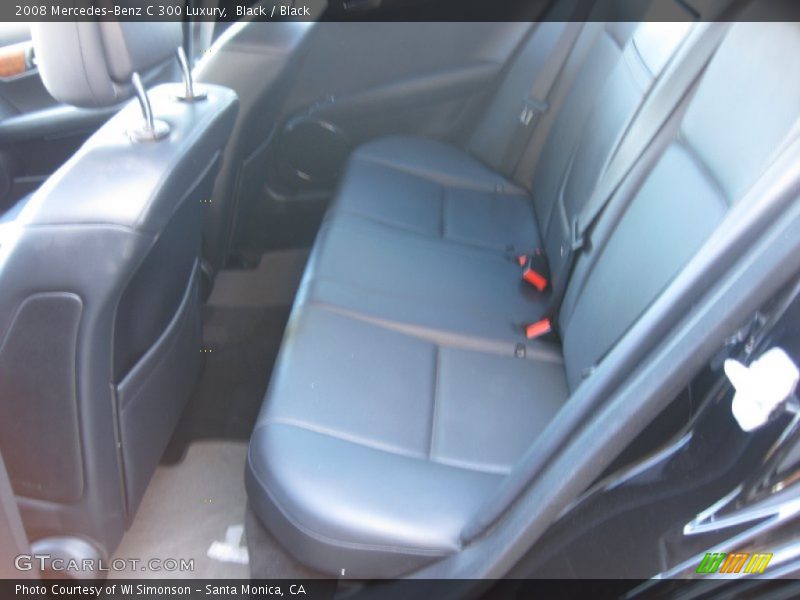 Black / Black 2008 Mercedes-Benz C 300 Luxury