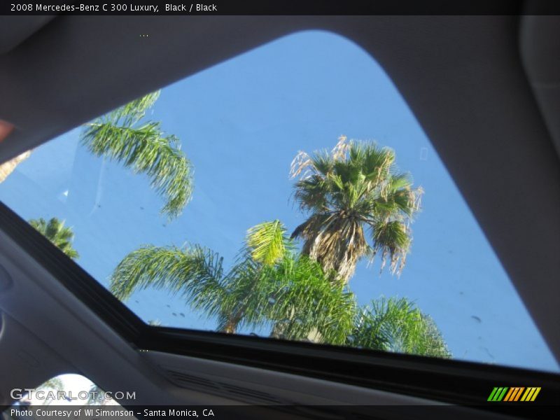 Black / Black 2008 Mercedes-Benz C 300 Luxury