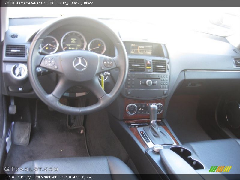Black / Black 2008 Mercedes-Benz C 300 Luxury