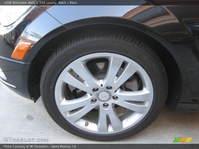 Black / Black 2008 Mercedes-Benz C 300 Luxury