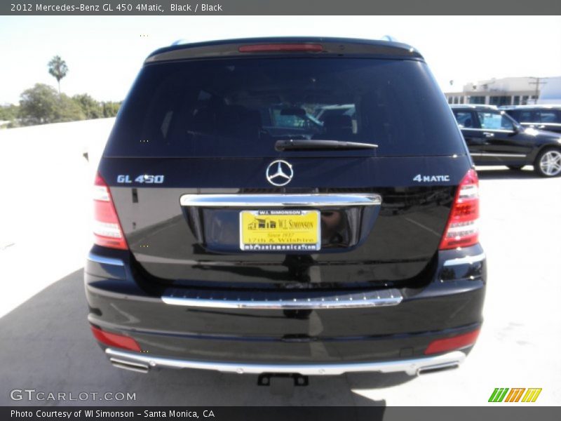 Black / Black 2012 Mercedes-Benz GL 450 4Matic