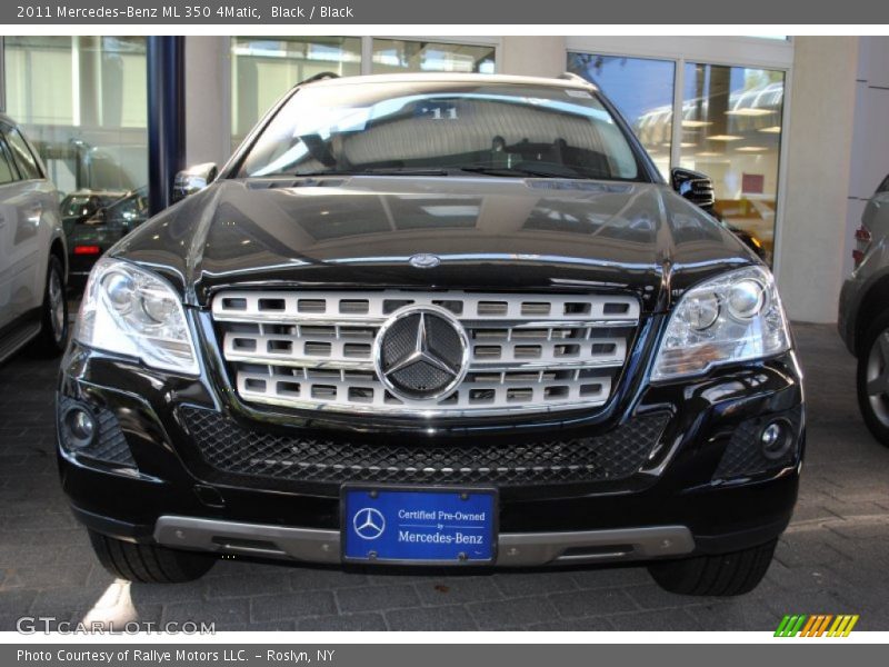 Black / Black 2011 Mercedes-Benz ML 350 4Matic