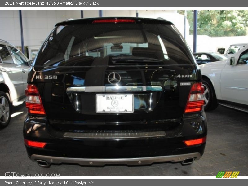 Black / Black 2011 Mercedes-Benz ML 350 4Matic