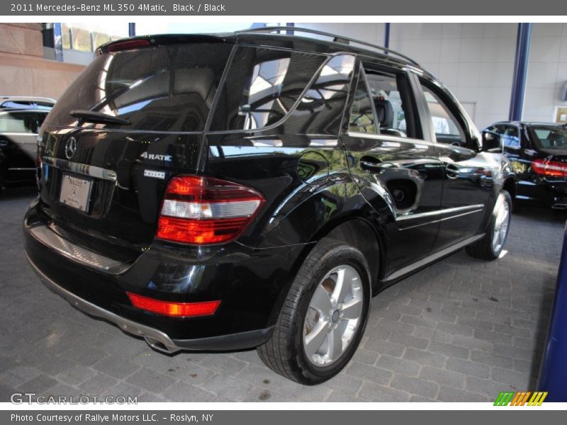 Black / Black 2011 Mercedes-Benz ML 350 4Matic