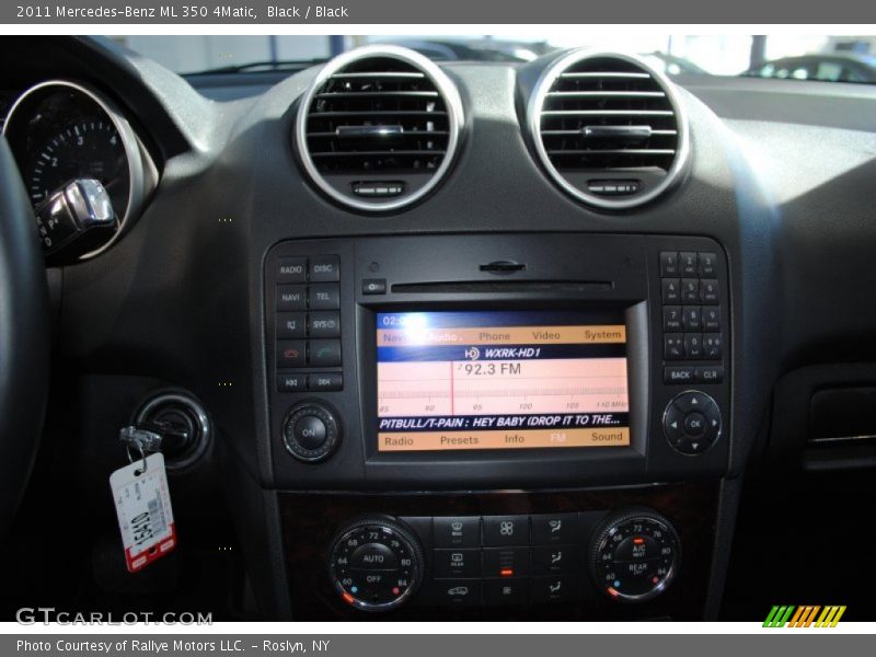 Black / Black 2011 Mercedes-Benz ML 350 4Matic