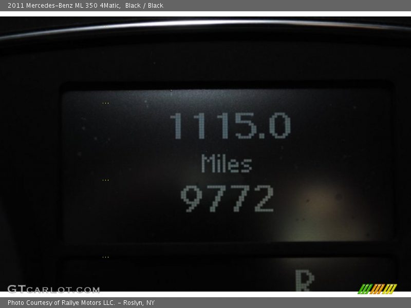 Black / Black 2011 Mercedes-Benz ML 350 4Matic