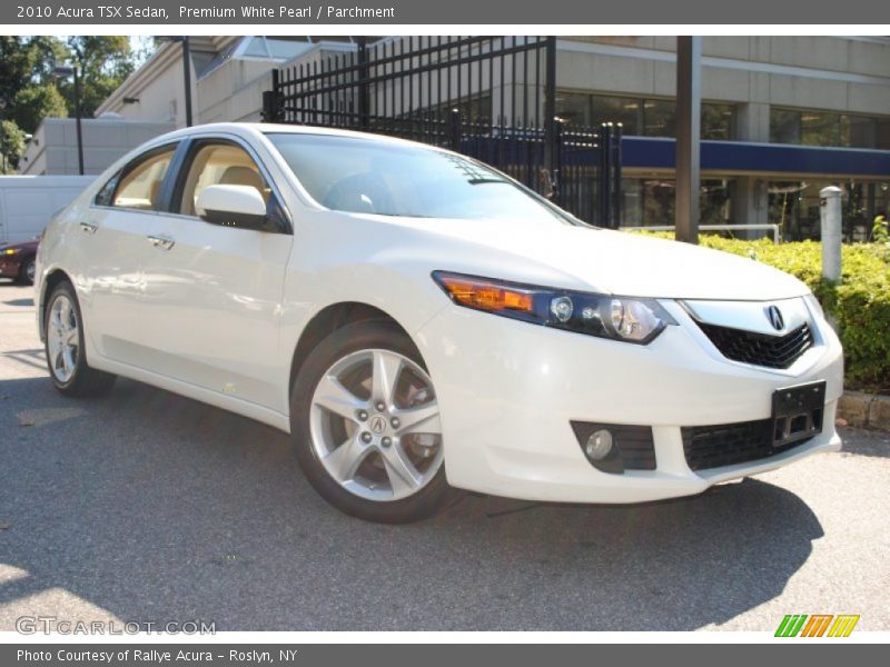 Premium White Pearl / Parchment 2010 Acura TSX Sedan