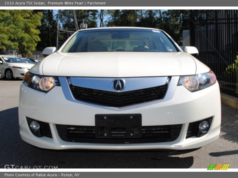 Premium White Pearl / Parchment 2010 Acura TSX Sedan
