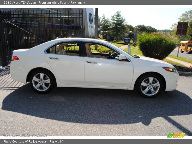 Premium White Pearl / Parchment 2010 Acura TSX Sedan