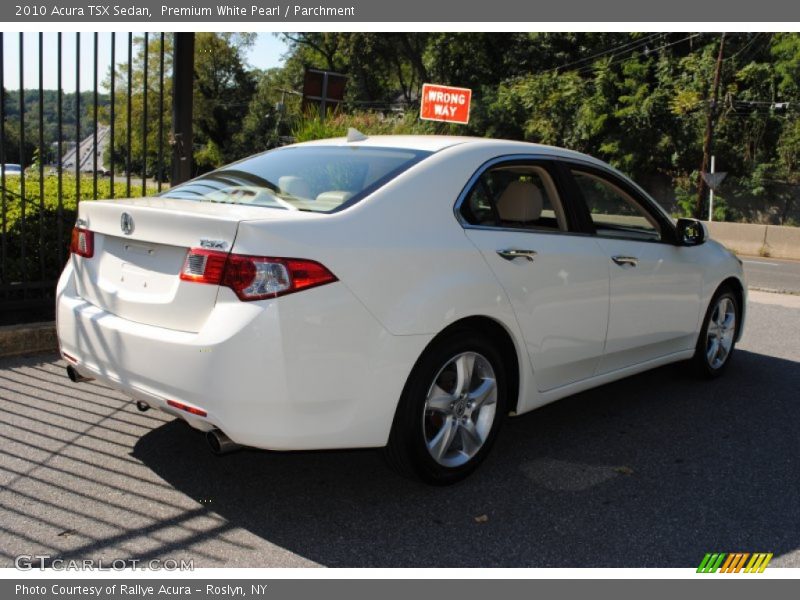 Premium White Pearl / Parchment 2010 Acura TSX Sedan