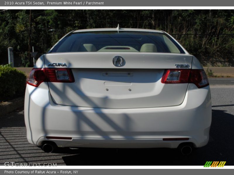 Premium White Pearl / Parchment 2010 Acura TSX Sedan