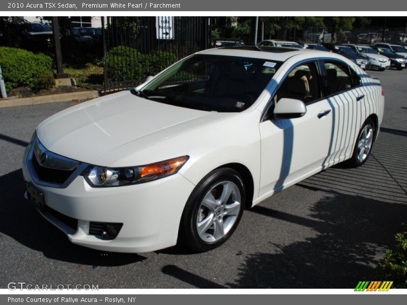 Premium White Pearl / Parchment 2010 Acura TSX Sedan
