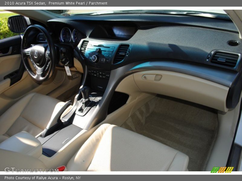 Premium White Pearl / Parchment 2010 Acura TSX Sedan