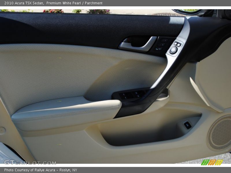Premium White Pearl / Parchment 2010 Acura TSX Sedan