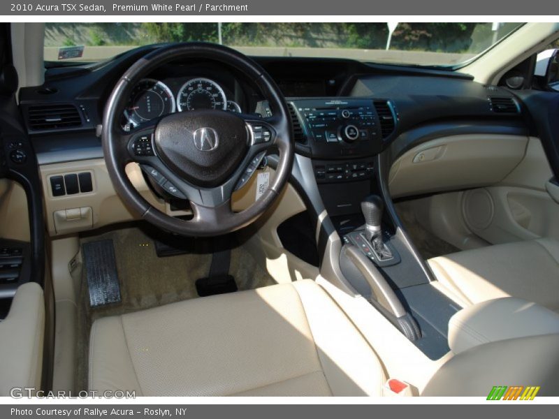 Premium White Pearl / Parchment 2010 Acura TSX Sedan