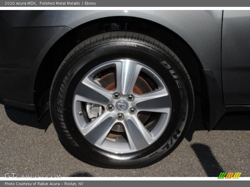 Polished Metal Metallic / Ebony 2010 Acura MDX