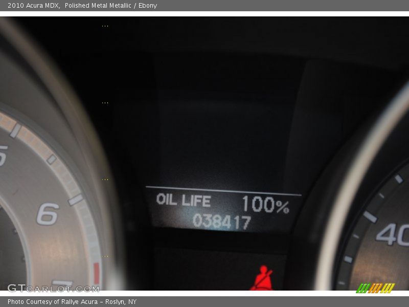 Polished Metal Metallic / Ebony 2010 Acura MDX