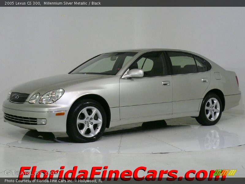 Millennium Silver Metallic / Black 2005 Lexus GS 300