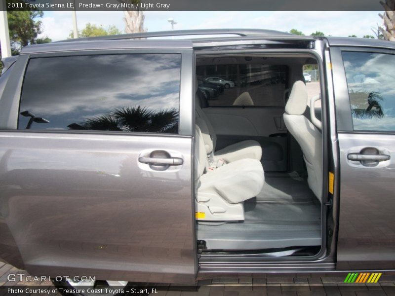 Predawn Gray Mica / Light Gray 2011 Toyota Sienna LE